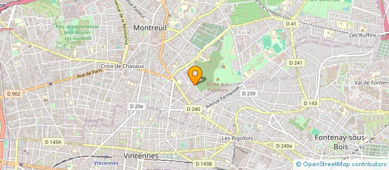 localisation de l'entreprise MADAME AYAKO WATANABE à MONTREUIL