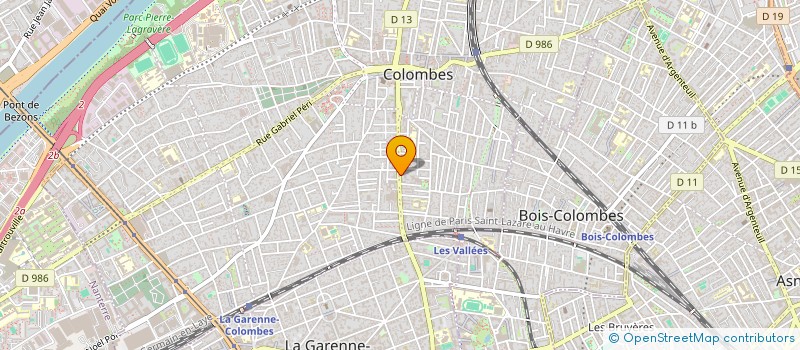 localisation de l'entreprise MADAME AYARI SAIDA à COLOMBES