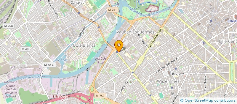 localisation de l'entreprise MADAME AYDA MAAREF à LILLE