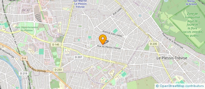 localisation de l'entreprise MADAME AYDA MASSOUS à CHAMPIGNY-SUR-MARNE