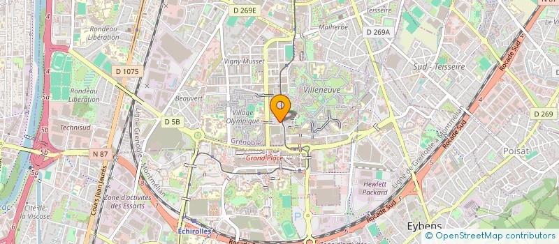 localisation de l'entreprise MADAME AYDAN GENEL  GRENOBLE