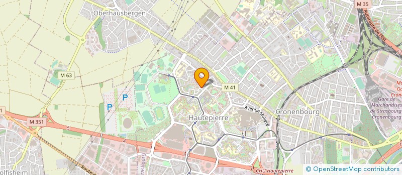 localisation de l'entreprise MADAME AYE DIOP à STRASBOURG