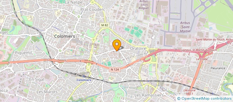 localisation de l'entreprise MADAME AYELE KOUDOYOR à COLOMIERS
