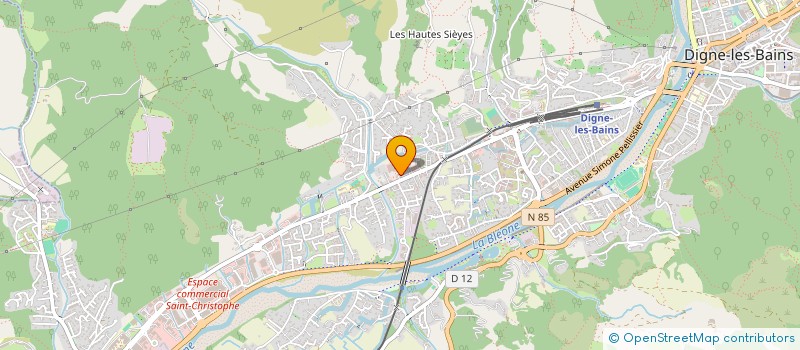 localisation de l'entreprise MADAME AYELE LLUIS  DIGNE-LES-BAINS