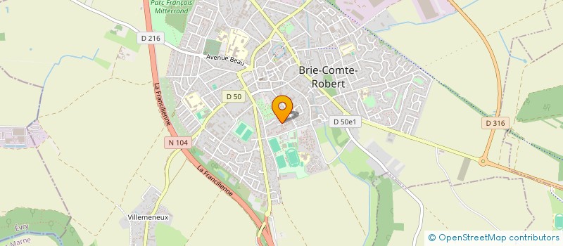 localisation de l'entreprise MADAME AYELEVI YVETTE SOKEMAWU  BRIE-COMTE-ROBERT