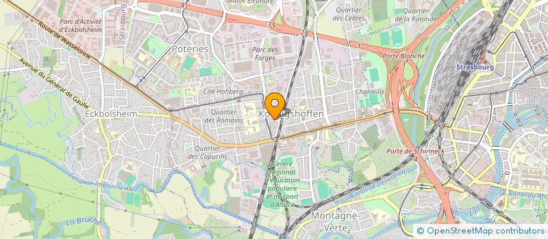 localisation de l'entreprise MADAME AYFER YANKACAR  STRASBOURG