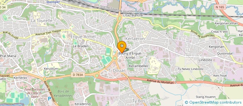 localisation de l'entreprise MADAME AYGUL ARDUC  QUIMPER