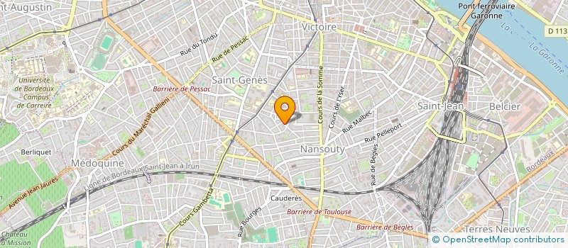 localisation de l'entreprise MADAME AYLA SOBRAL DE BRITO  BORDEAUX