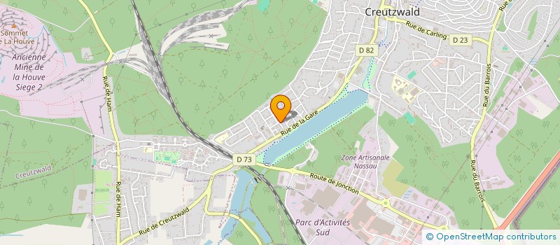 localisation de l'entreprise MADAME AYLIN DEMIRTOK  CREUTZWALD