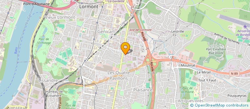 localisation de l'entreprise MADAME AYLIN KAYA  LORMONT