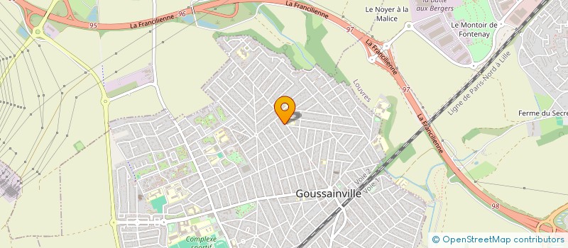 localisation de l'entreprise MADAME AYLIN SULE  GOUSSAINVILLE