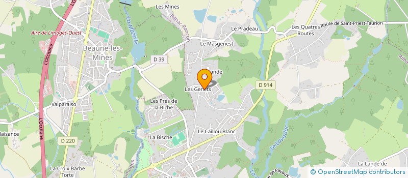 localisation de l'entreprise MADAME AYLINE DOUCET--SEKER à RILHAC-RANCON