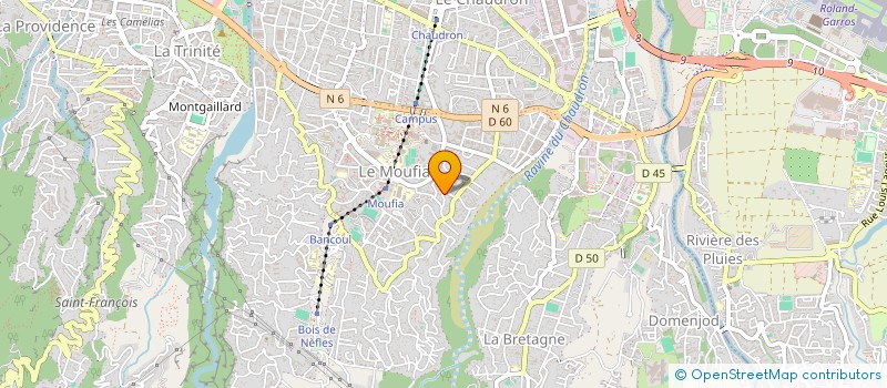 localisation de l'entreprise MADAME AYMANE ALIBAY DJOUMA à SAINT-DENIS