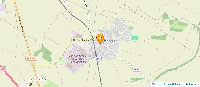 localisation de l'entreprise MADAME AYMIE DELSEMME-DEGREMONT  ITANCOURT