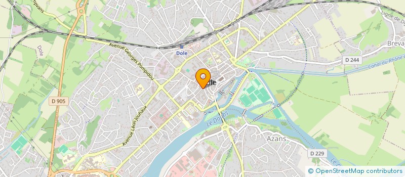 localisation de l'entreprise MADAME AYNUR BULUT à DOLE