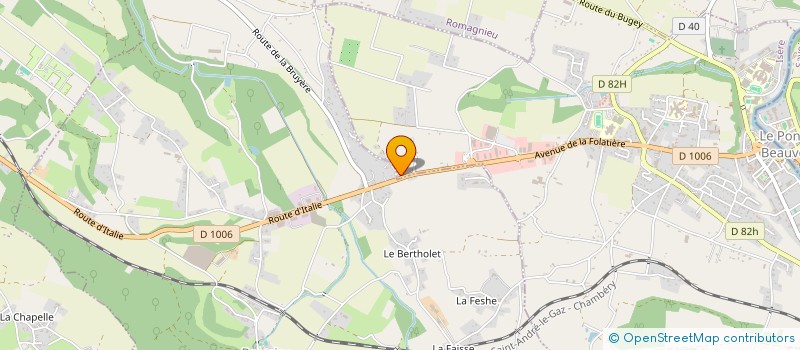 localisation de l'entreprise MADAME AYNUR TARICKI  LE PONT-DE-BEAUVOISIN