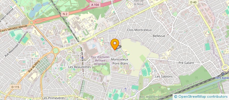 localisation de l'entreprise MADAME AYOKO DABLAKA à SAINT-DENIS