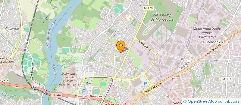 localisation de l'entreprise MADAME AYOKO DOSSEH à NANTES
