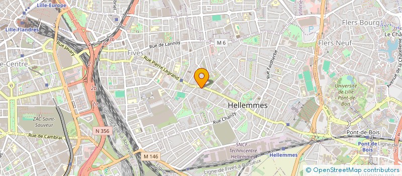 localisation de l'entreprise MADAME AYOKO SALLAH à LILLE