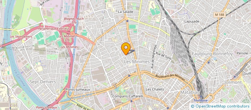 localisation de l'entreprise MADAME AYOUP AZAHAF à TOULOUSE