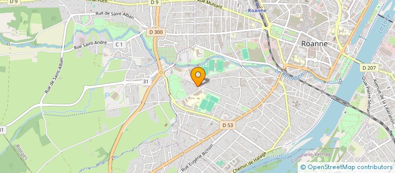 localisation de l'entreprise MADAME AYRMIONE DEMARLY  ROANNE
