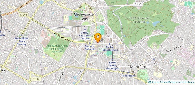 localisation de l'entreprise MADAME AYSE BALO à CLICHY-SOUS-BOIS