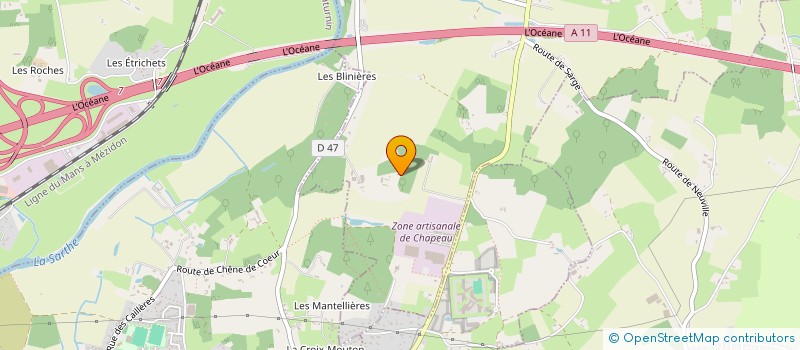 localisation de l'entreprise MADAME AYSE ILKAY  NEUVILLE-SUR-SARTHE