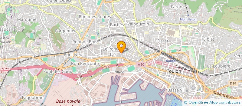 localisation de l'entreprise MADAME AYSE KECE  TOULON