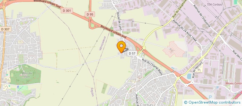 localisation de l'entreprise MADAME AYSE KOCA à CORBAS