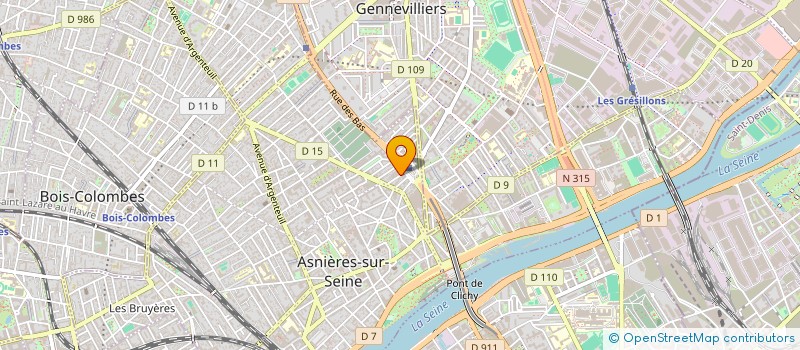 localisation de l'entreprise MADAME AYSEGUL AKTAS à ASNIERES-SUR-SEINE