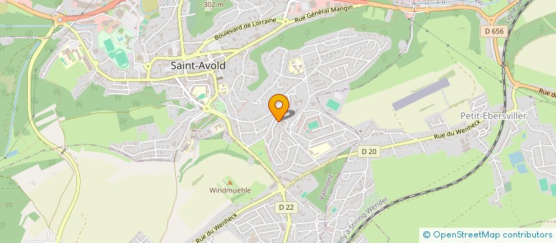 localisation de l'entreprise MADAME AYSEL GUCLU  SAINT-AVOLD