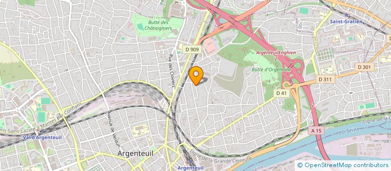 localisation de l'entreprise MADAME AYSEL NAHMADOVA  ARGENTEUIL