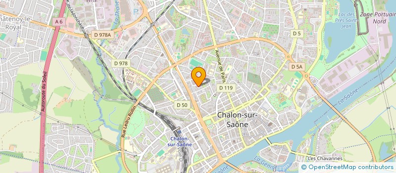 localisation de l'entreprise MADAME AYSENUR AYYILDIZ  CHALON-SUR-SAONE