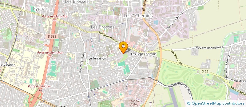 localisation de l'entreprise MADAME AYSENUR OZ  BRON