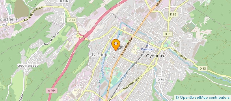 localisation de l'entreprise MADAME AYSUN DALKILIC à OYONNAX