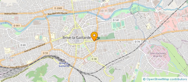 localisation de l'entreprise MADAME AYSUN EROGLU  BRIVE-LA-GAILLARDE