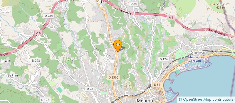 localisation de l'entreprise MADAME AZA DAITAYEVA  MENTON