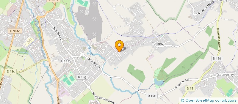 localisation de l'entreprise MADAME AZADEH DJAVANROUH  CESSY