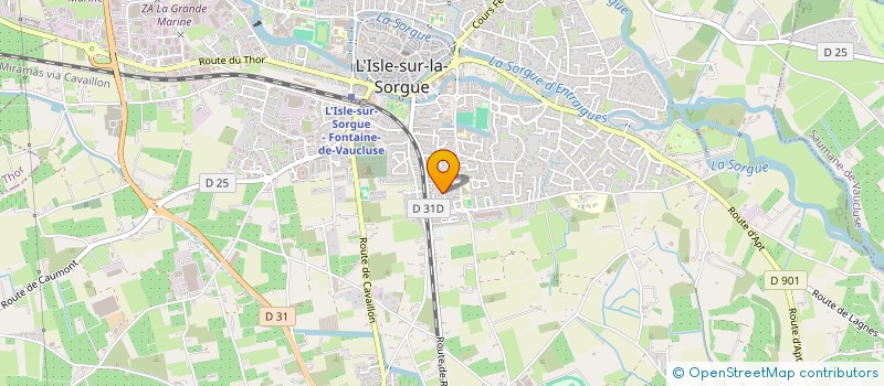 localisation de l'entreprise MADAME AZADEH SOLTANI  L'ISLE-SUR-LA-SORGUE