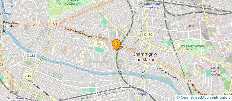 localisation de l'entreprise MADAME AZEEZAT ADEYEMI  CHAMPIGNY-SUR-MARNE