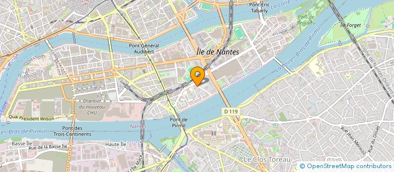 localisation de l'entreprise MADAME AZELIE OSOUF à NANTES