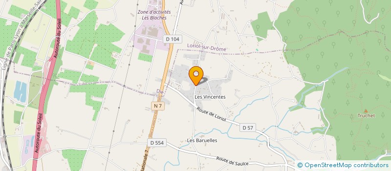 localisation de l'entreprise MADAME AZELIE POUSSIN  CLIOUSCLAT