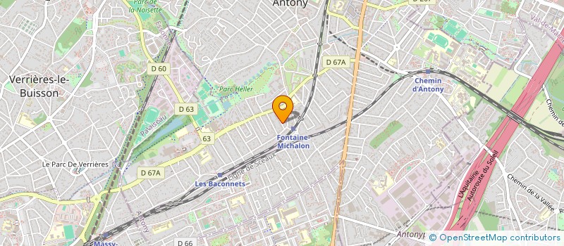 localisation de l'entreprise MADAME AZELINE AILLET à ANTONY