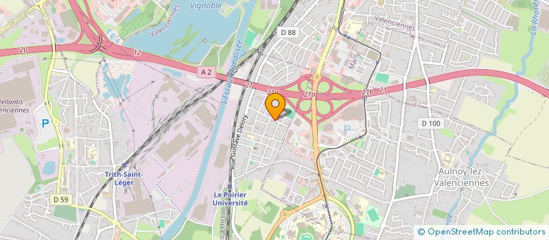 localisation de l'entreprise MADAME AZEMA LEFEBVRE  TRITH-SAINT-LEGER