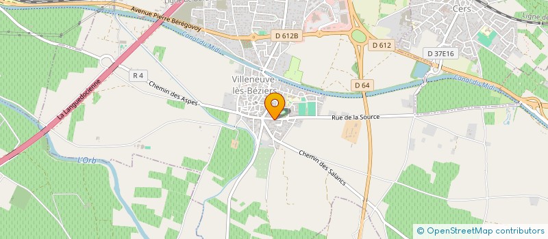 localisation de l'entreprise MADAME AZHAR MESBAHI EL MESBAHI à VILLENEUVE-LES-BEZIERS