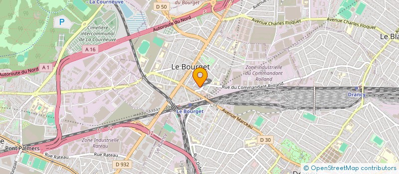 localisation de l'entreprise MADAME AZIAMUMTAZ TAJ à LE BOURGET