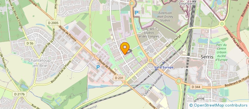 localisation de l'entreprise MADAME AZIELLE GELABALE  MONTEVRAIN