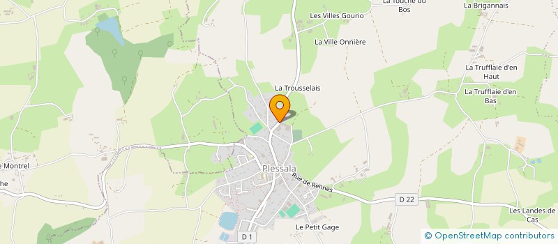 localisation de l'entreprise MADAME AZILIZ CHAPIN à LE MENE