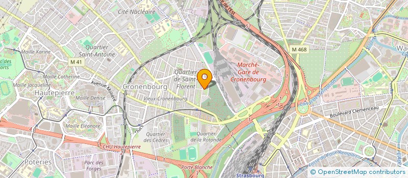 localisation de l'entreprise MADAME AZILIZ DERRIEN à STRASBOURG