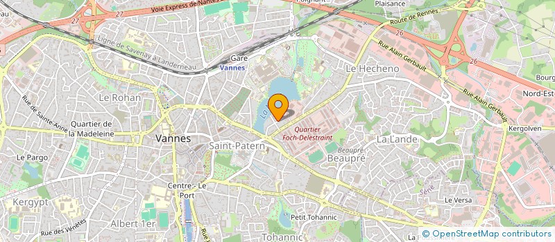 localisation de l'entreprise MADAME AZILIZ LOGEAIS à VANNES